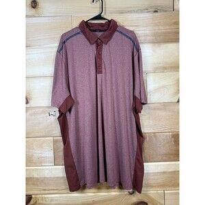 Michael Strahan Men's 3XL Polo 2 Toned Red